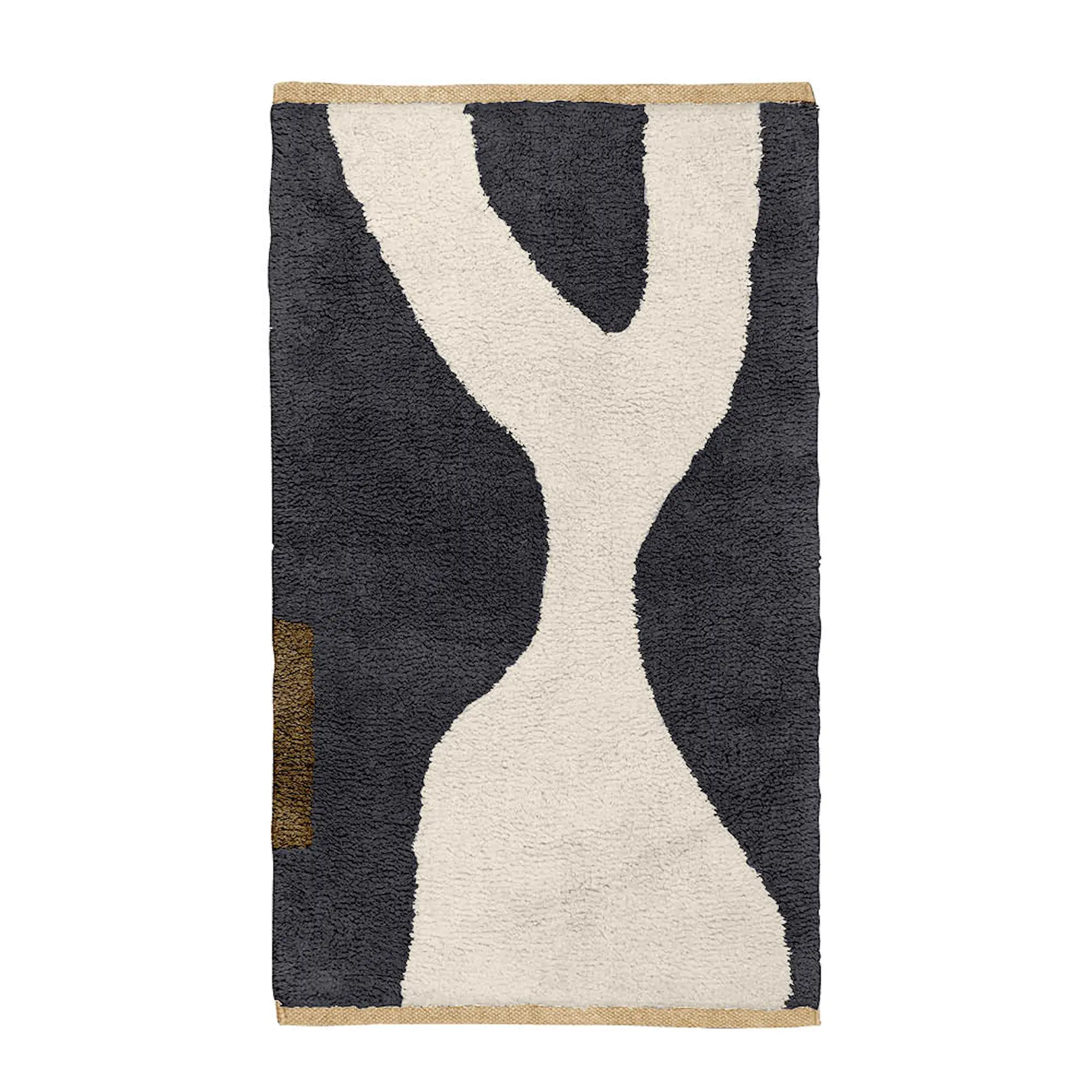 Mette Ditmer Figura golvmatta 80x50 cm mörkgrå