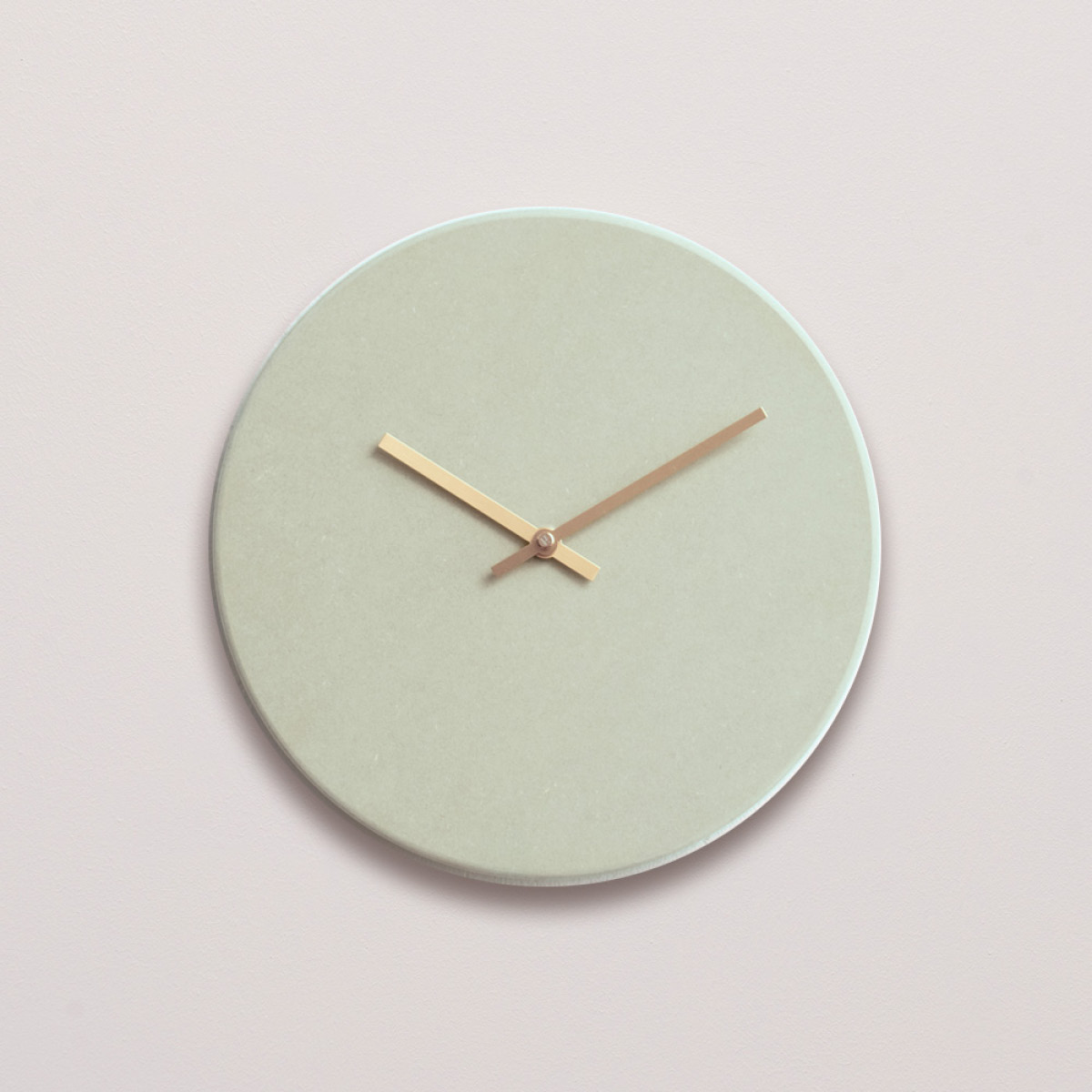 Hemverk Shape caqui Seinäkello 28 cm Kaki/Musta