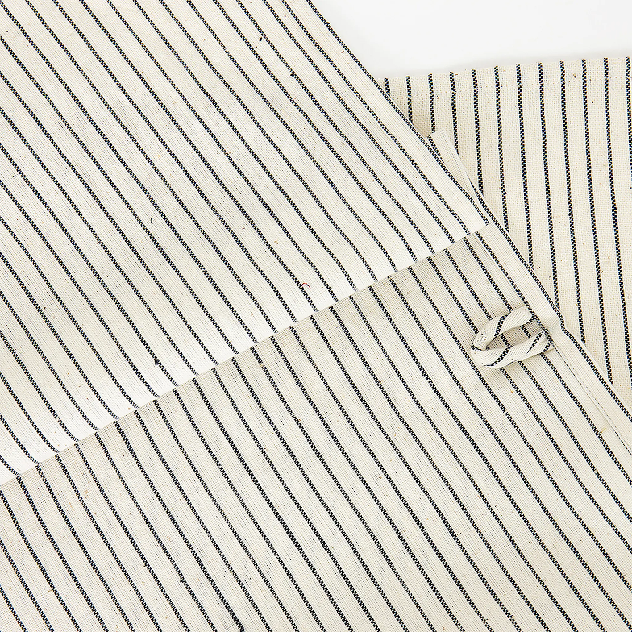 A World of Craft Eco Keittiöpyyhe 50x70 cm Mustat raidat