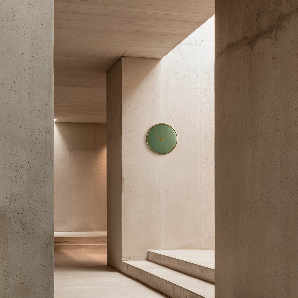 Arne Jacobsen City Hall Seinäkello 29 cm Vihreä