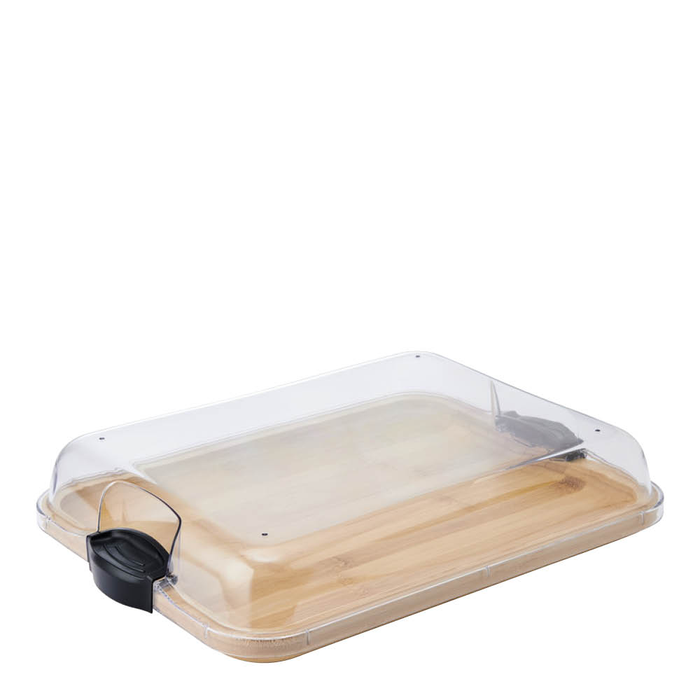 Farberware Build-a-Board Tarjoiluastia kannella 28 x 35,5 cm Kirkas/Bambu