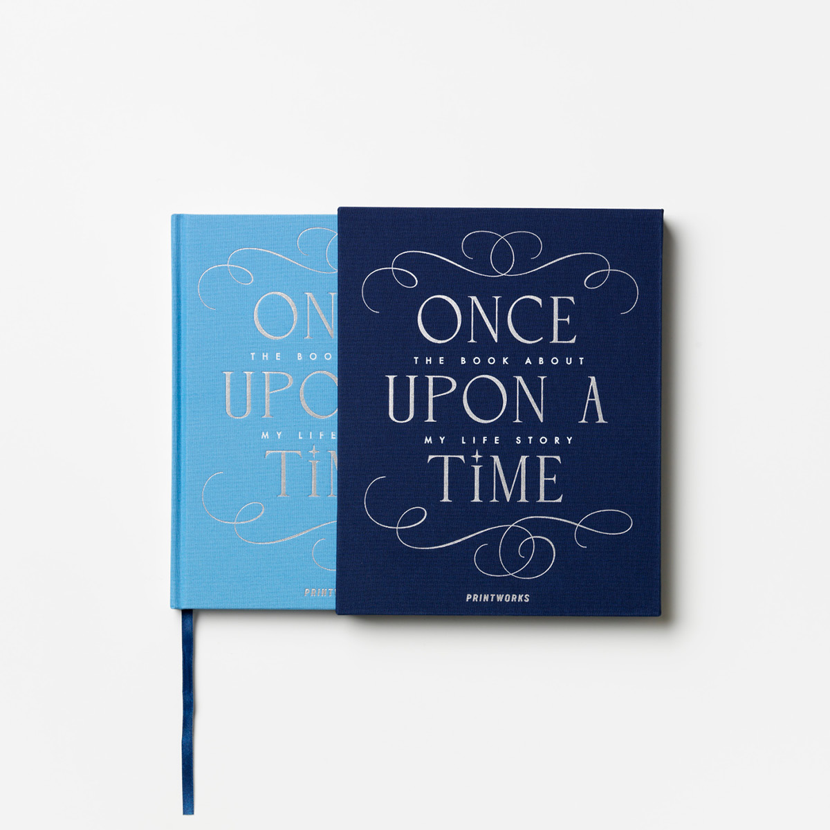 Printworks Livshistoriebok Once Upon a Time 23,6x18,8 cm blå