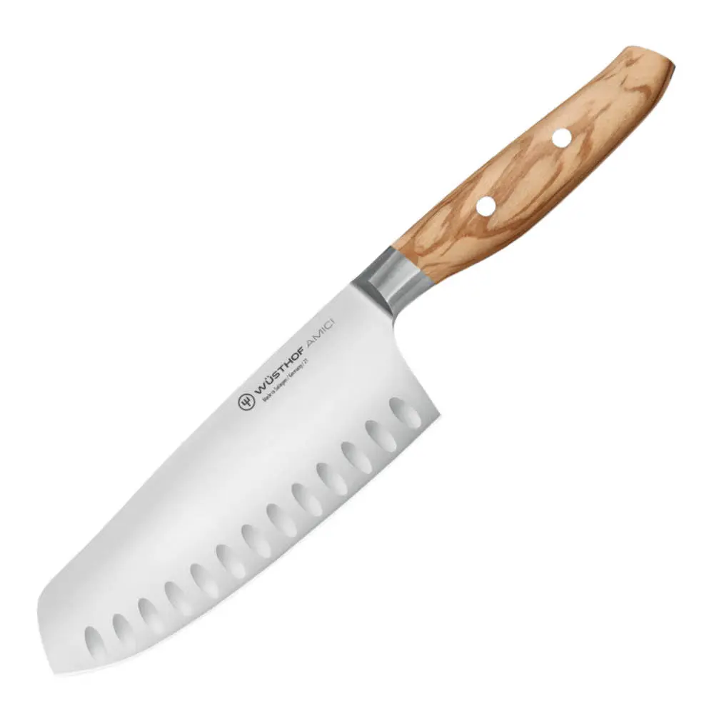 Amici rotoku-veitsi 17 cm oliivipuu
