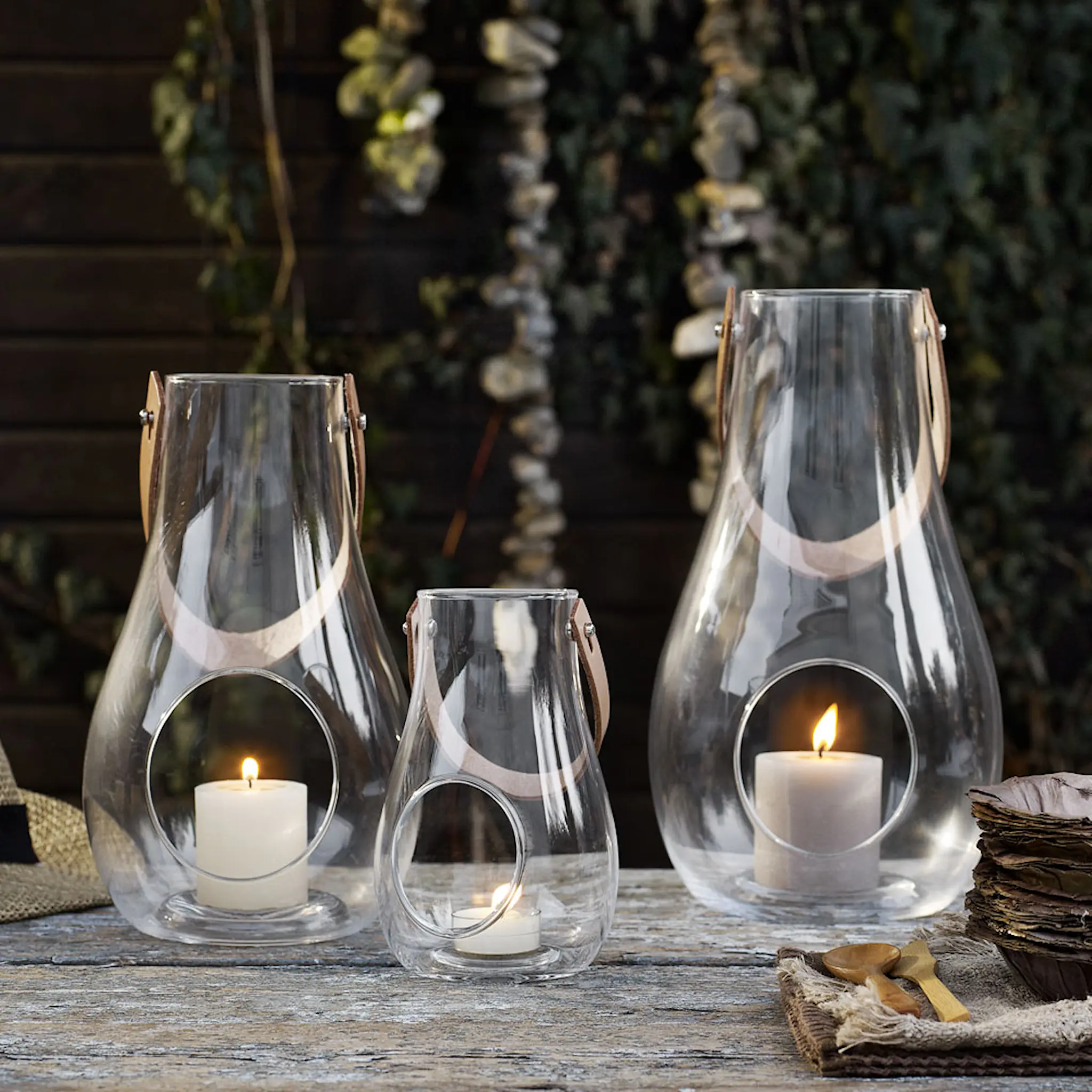 Holmegaard Design with Light Lanterna 16 cm Klar