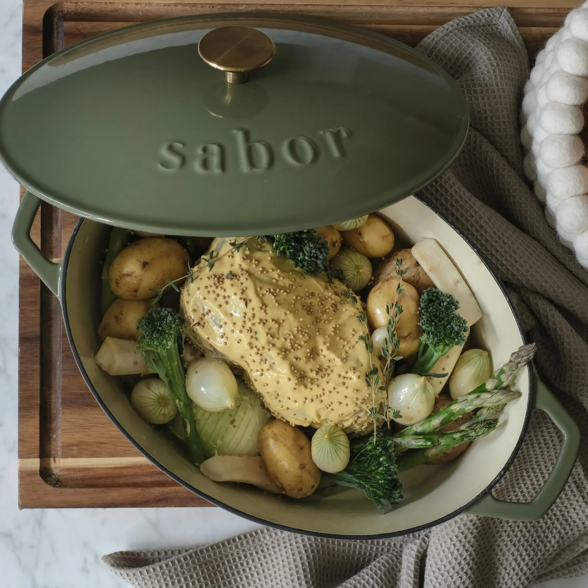 Sabor Valurautapata 5,7 L Oliivi