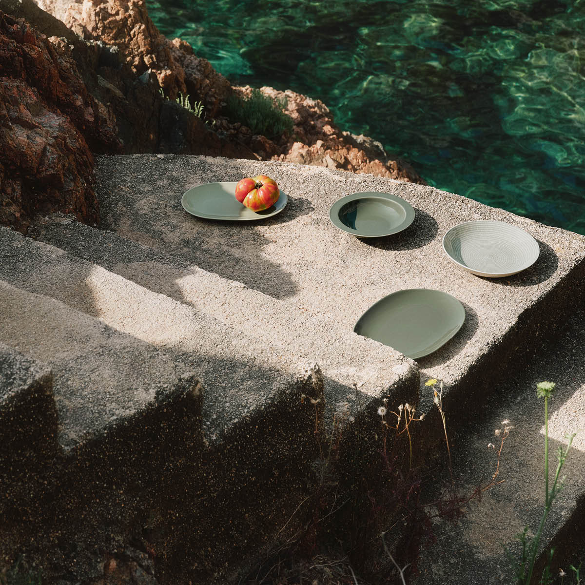 Arabia 24h djup tallrik 22 cm vintergrön