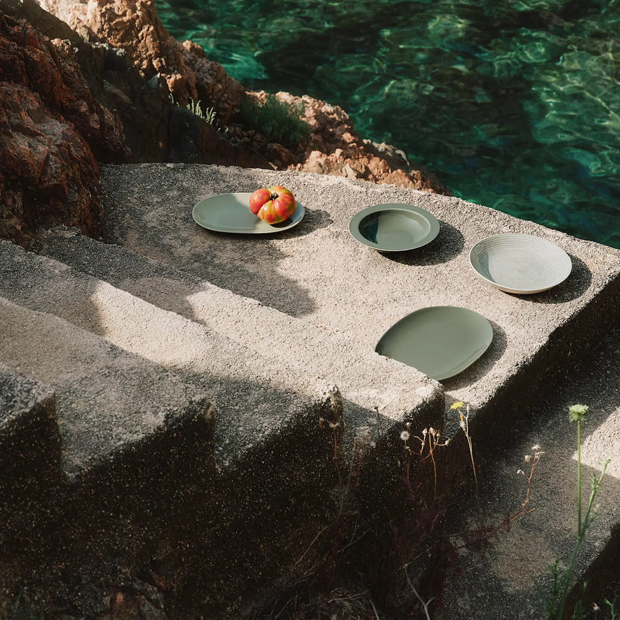 Arabia 24h djup tallrik 22 cm vintergrön