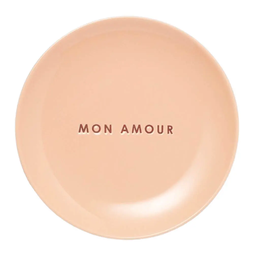 Lautanen Mon Amour Ø16 cm Lohenpunainen