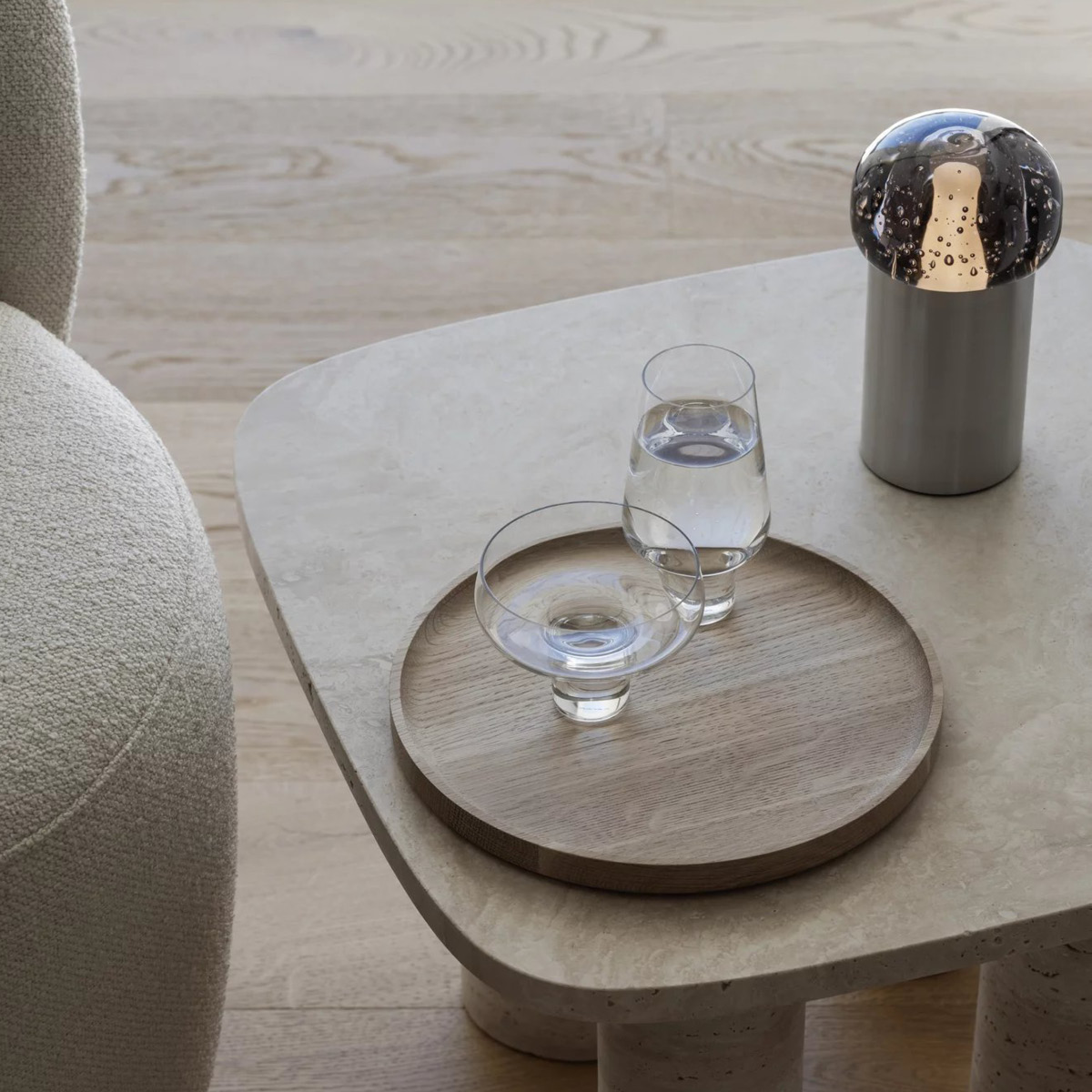 Blomus Iris LED Valaisin 18 cm Silver Metal