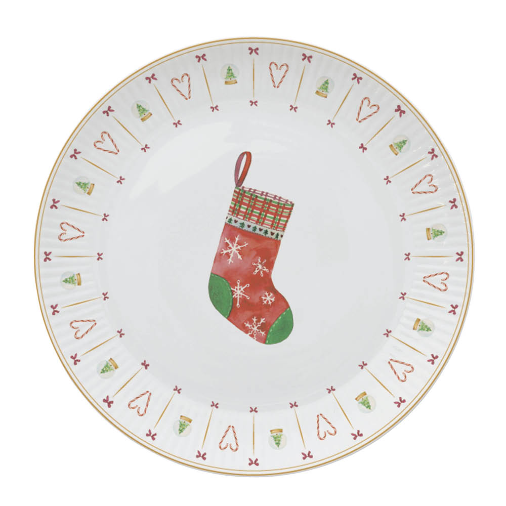 Aida Occasions Cozy Christmas frokosttallerken 22 cm hvit