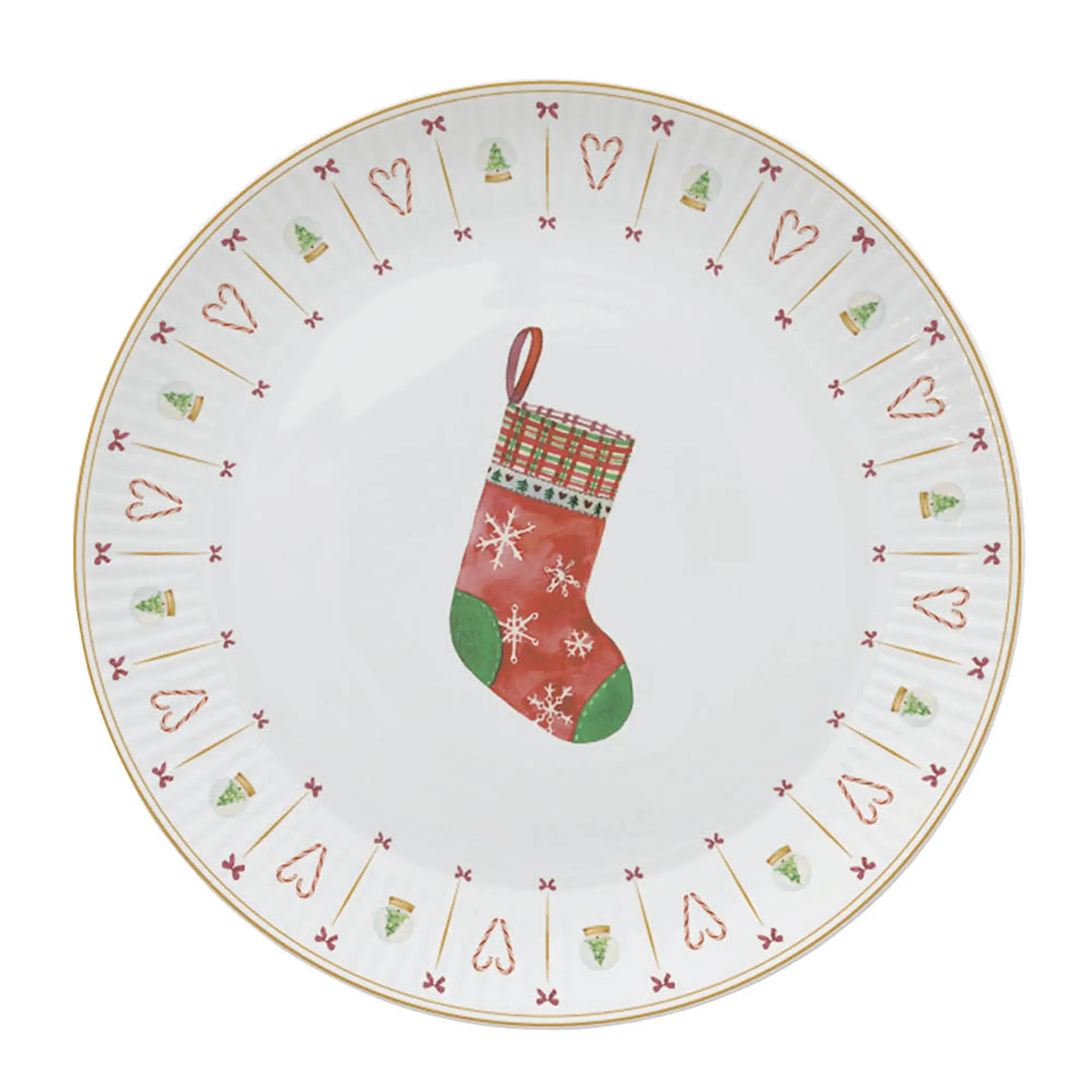 Aida Occasions Cozy Christmas frokosttallerken 22 cm hvit