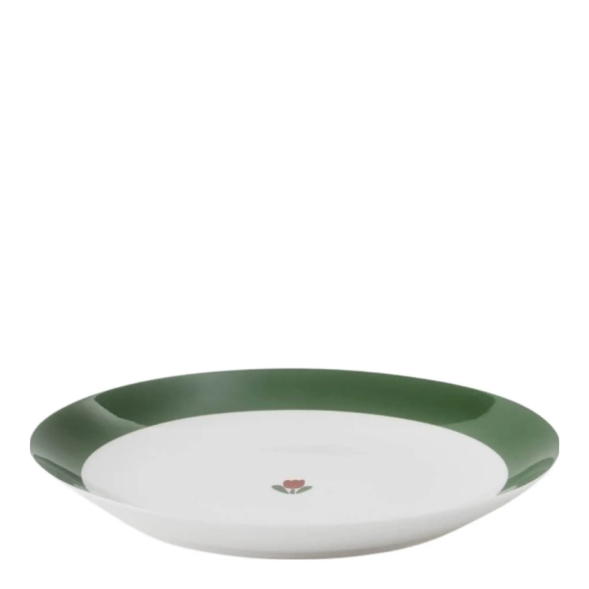 Gustafsberg Juliana Rød tallerken 22 cm uten brem