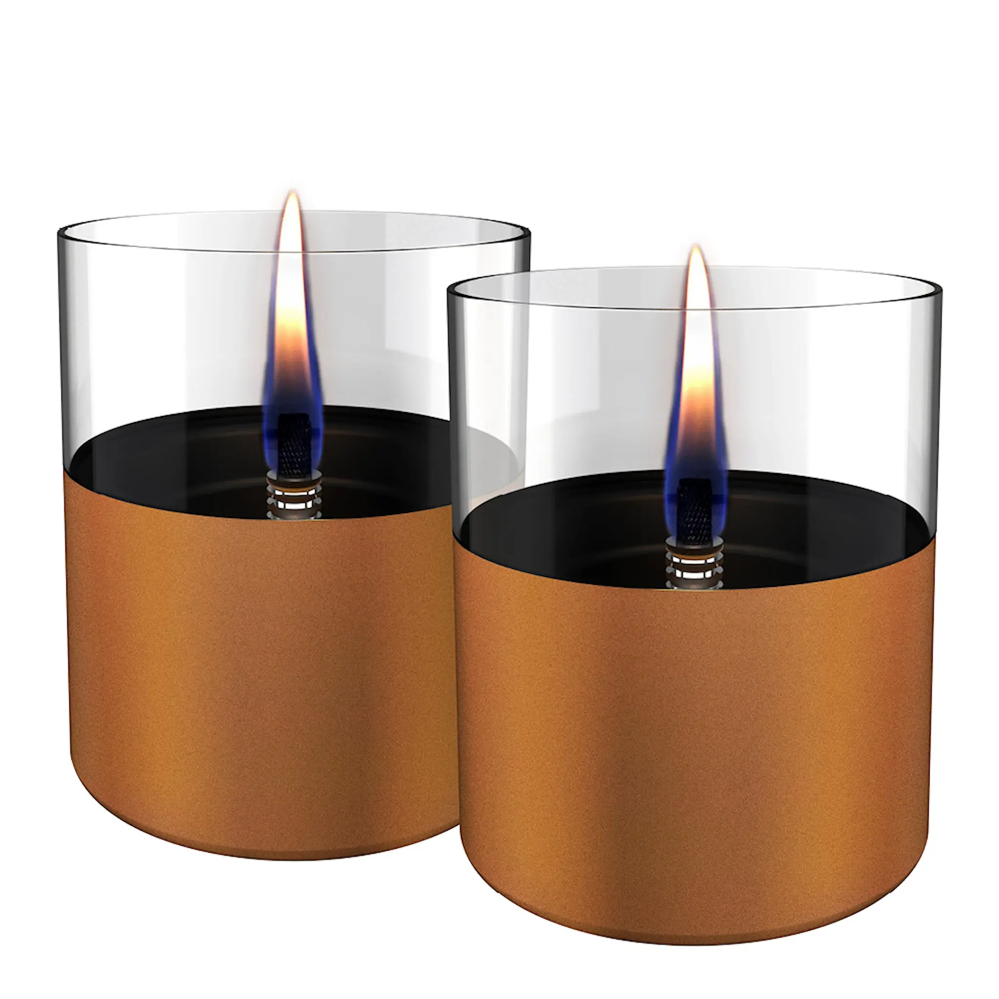 Tenderflame Lilly bordslykta 10 cm 2-pack koppar
