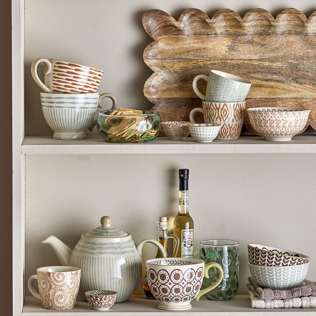 Creative Collection Maple skål 27 cl grön