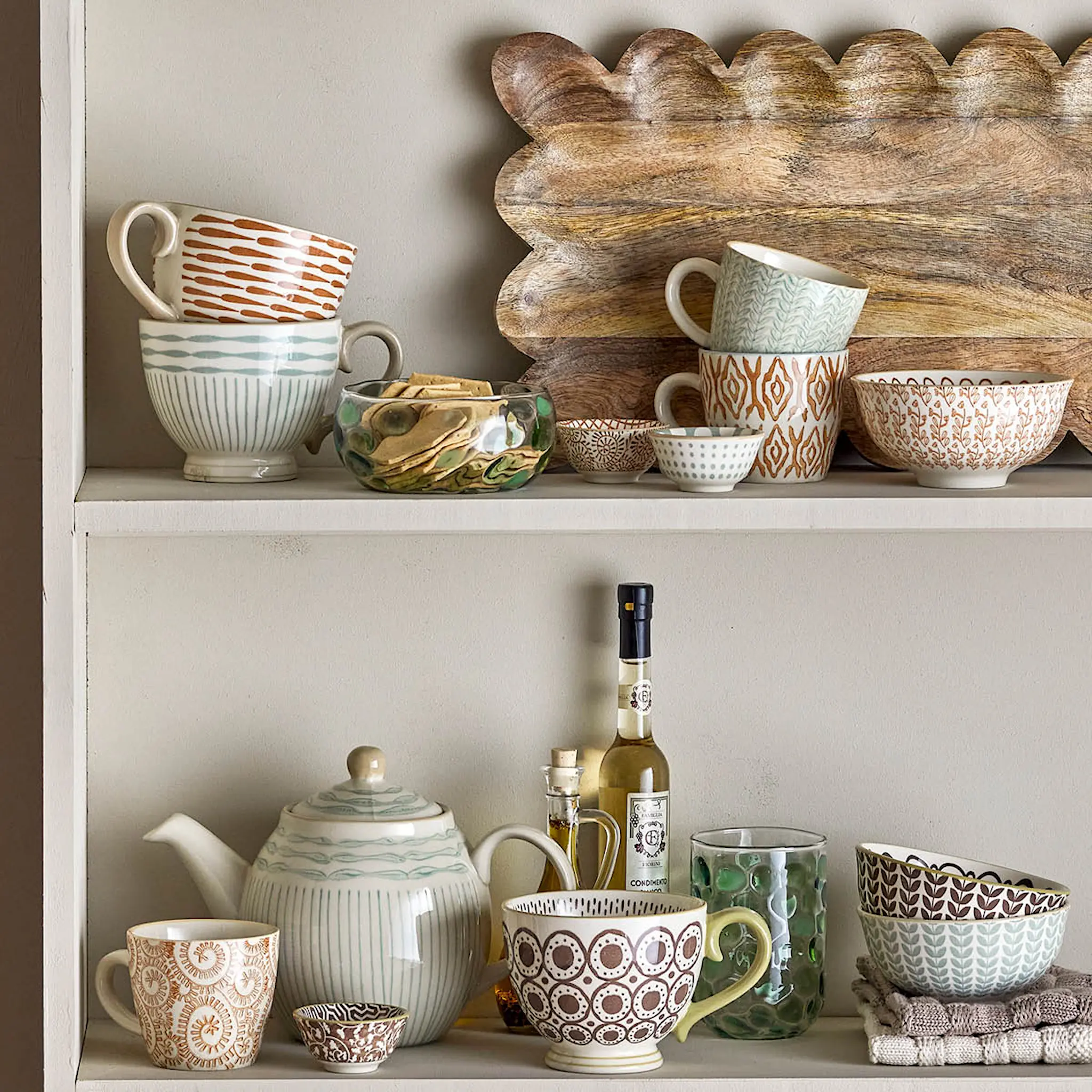 Creative Collection Maple skål 27 cl grön