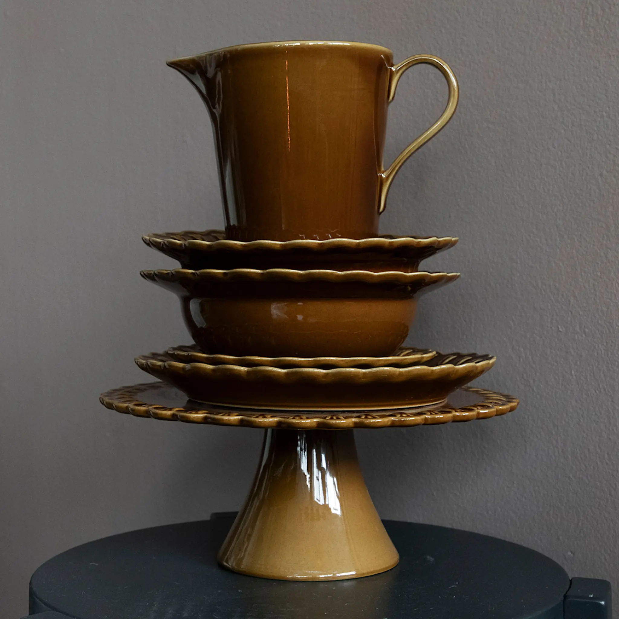 PotteryJo Tulipa Djup tallrik 23 cm 2-pack Umbra