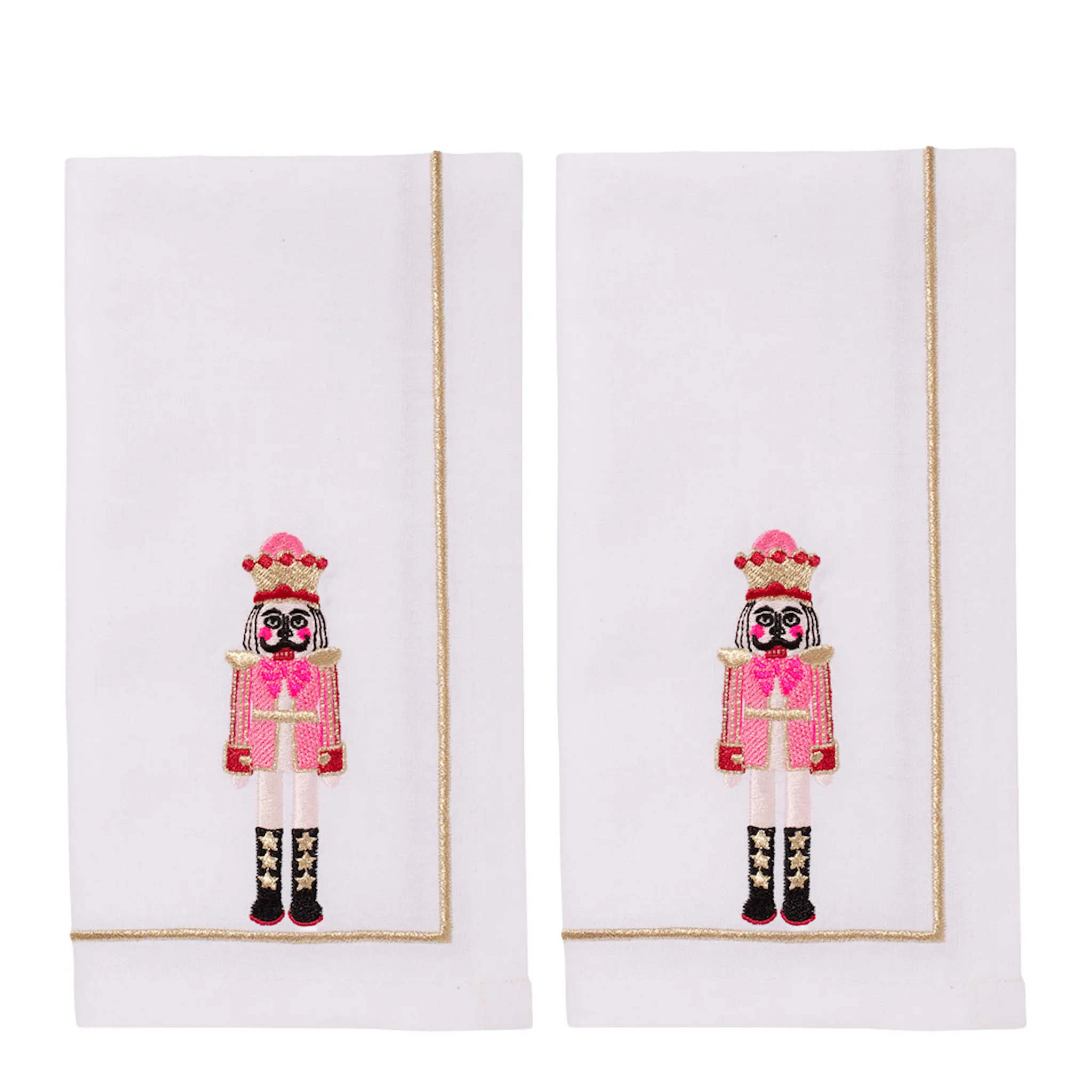 Vondels Santa's Favorites servett 45 cm 2-pack Nötknäppare vit