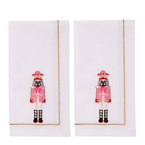 Santa's Favorites servett 45 cm 2-pack Nötknäppare vit