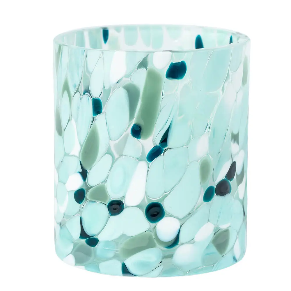 Swirl vannglass 35 cl turkis