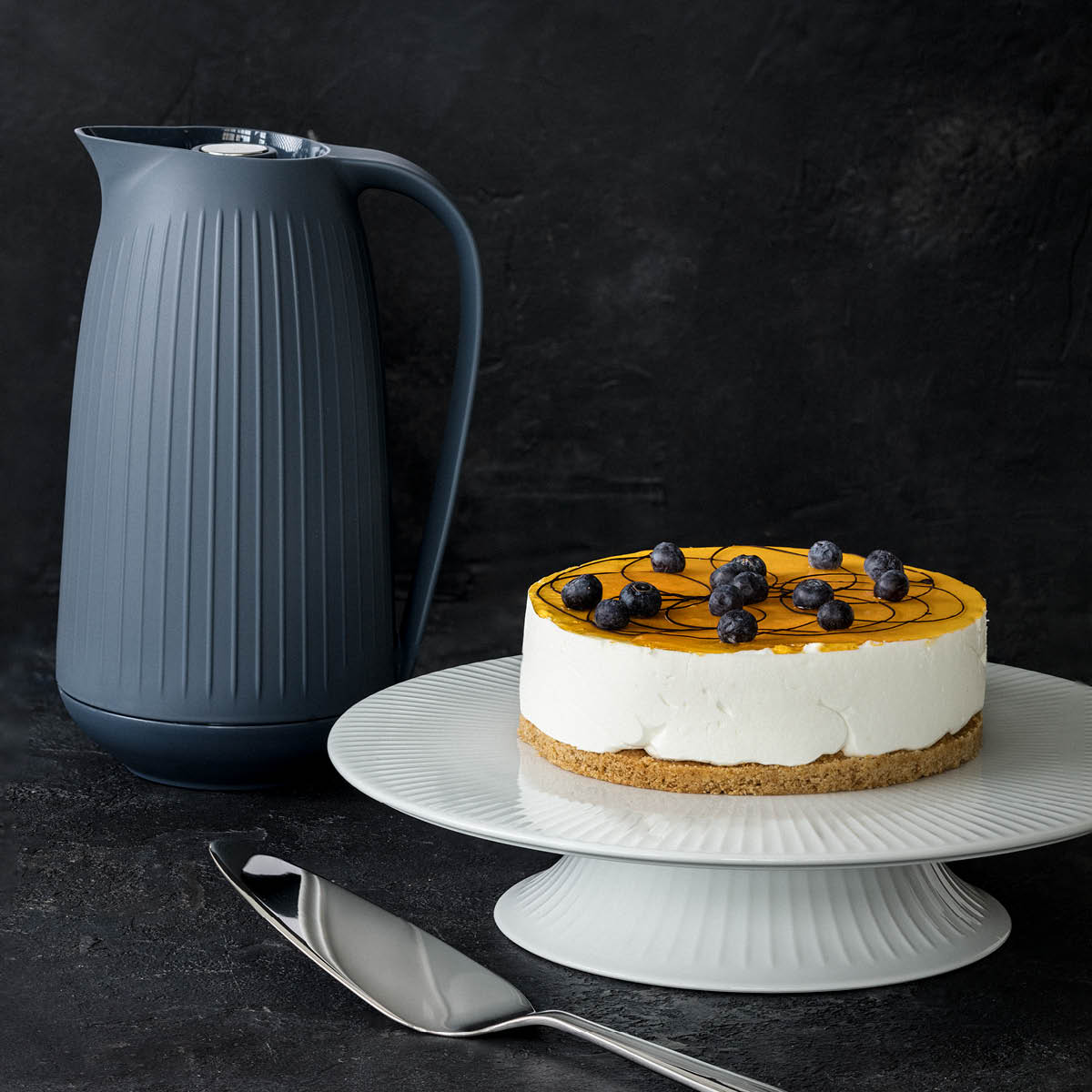 Kähler Hammershøi kakefat 30 cm hvit