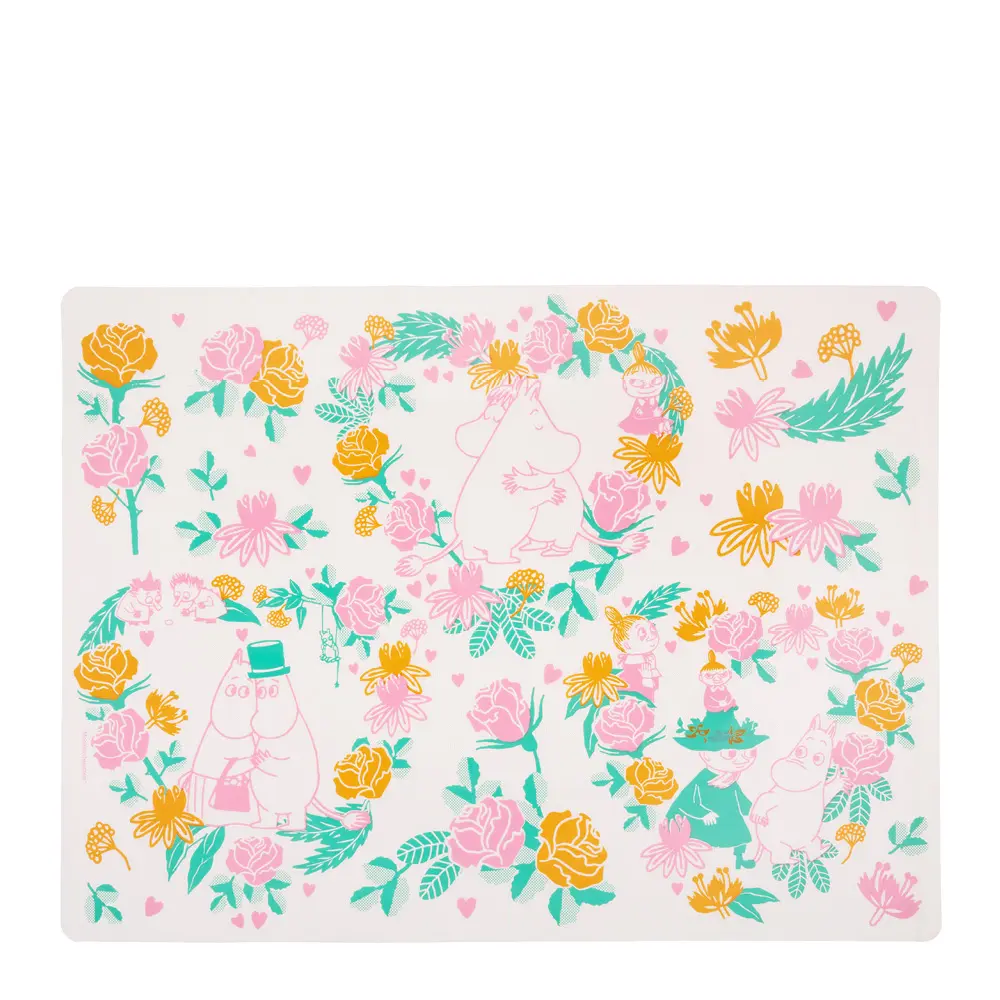 Muumi Leivontamatto 45x35 cm Sydänystävät