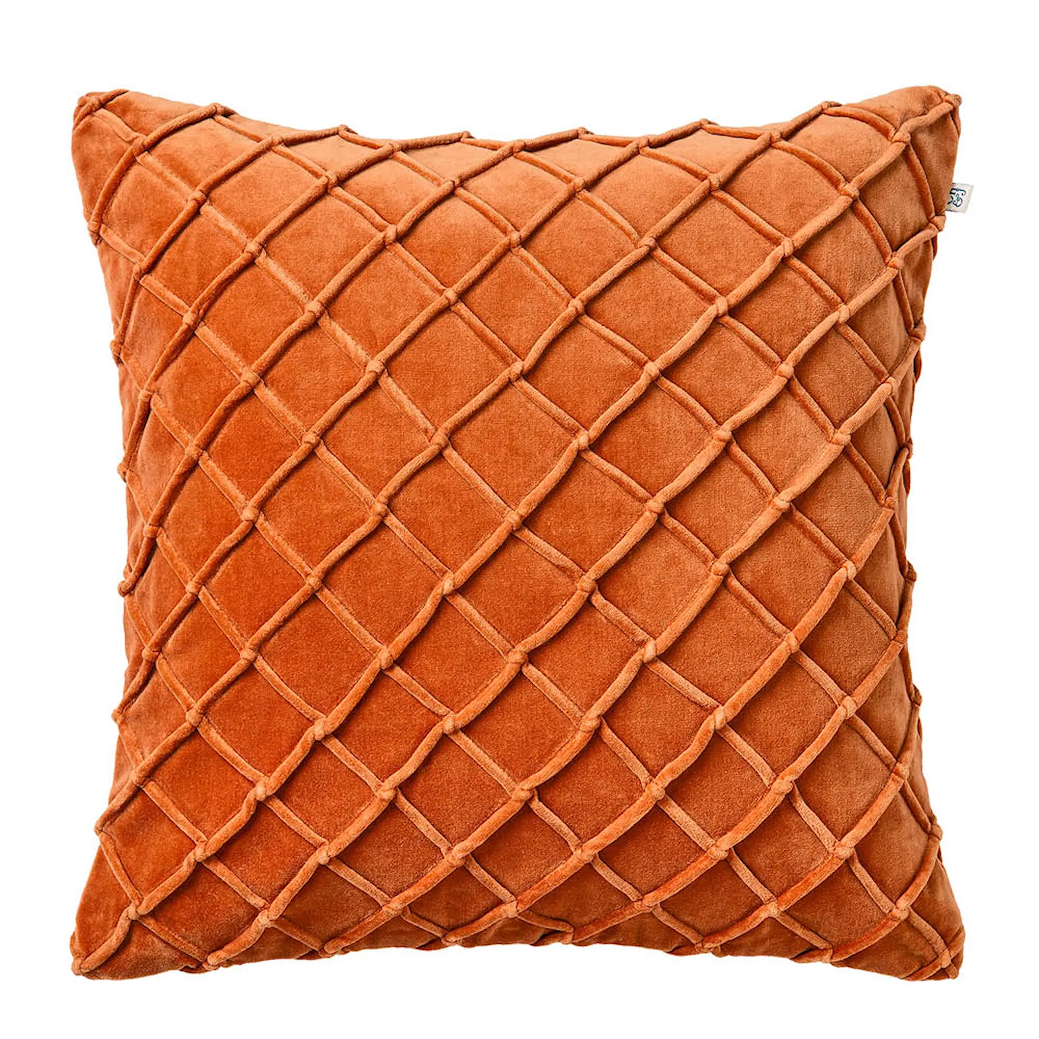 Chhatwal & Jonsson Deva kuddfodral sammet 50x50 cm Orange