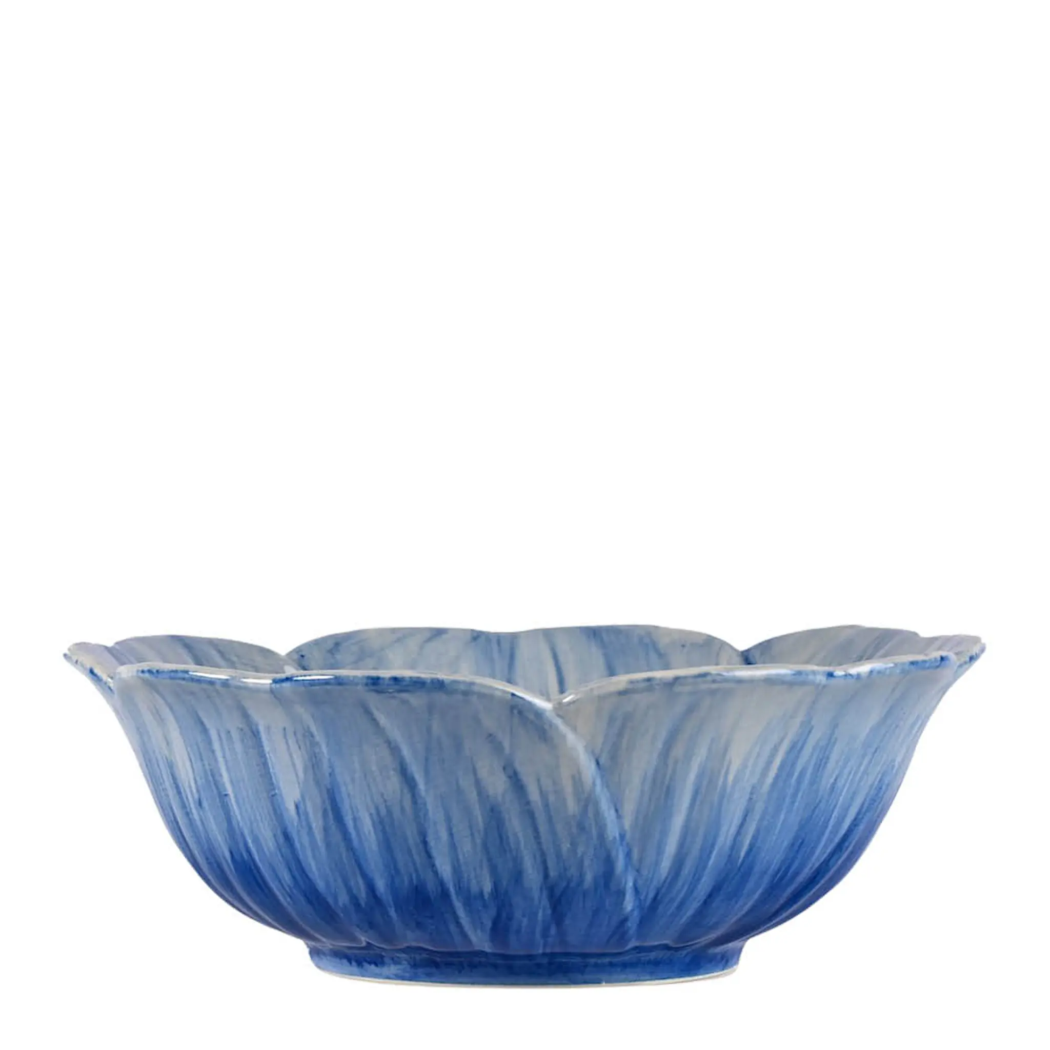 ByOn Poppy vallmo skål M 18x6,5 cm blå