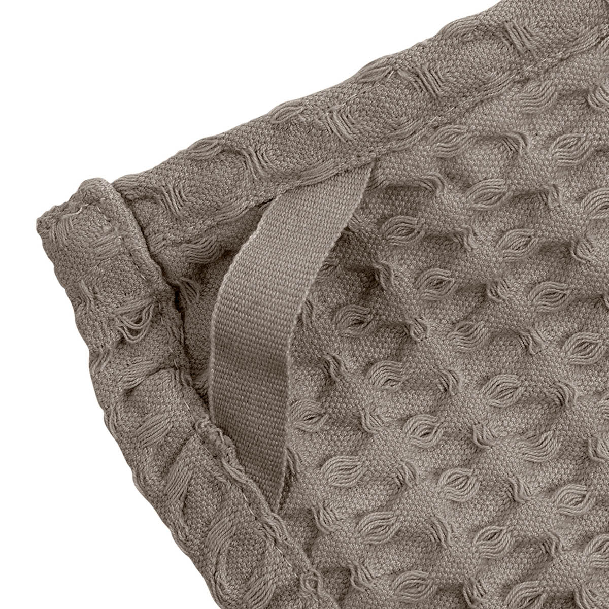 The Organic Company Big Waffle tvättlapp 25x40 cm 3-pack clay