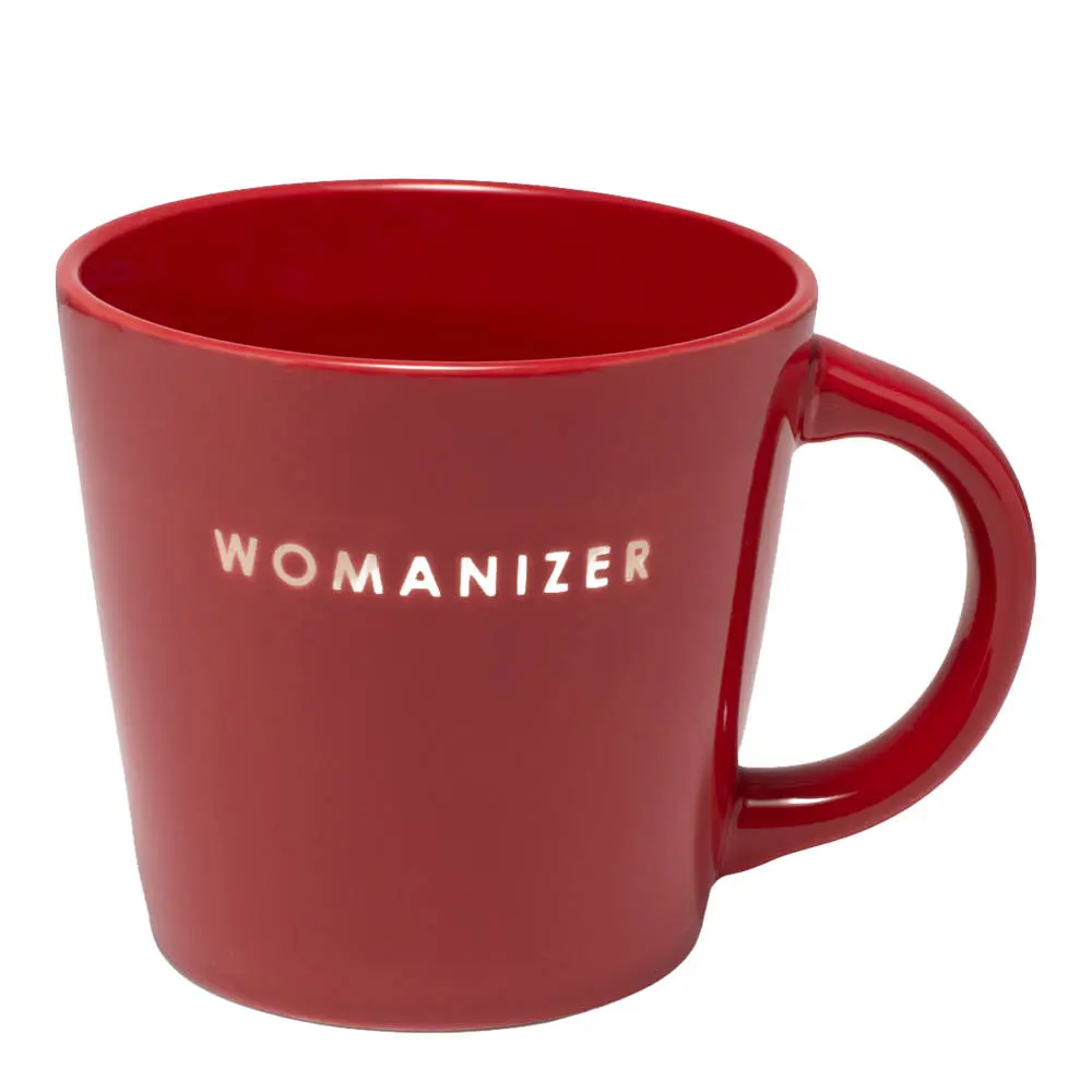 Table Talk Cappuccinokuppi WOMANIZER! 25 cl Punainen