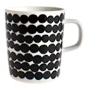 Räsymatto Mugg Svart stor prick 25 cl