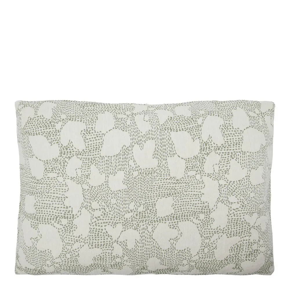 Mori Tyynynpäällinen 60x40 cm Offwhite/Kaki