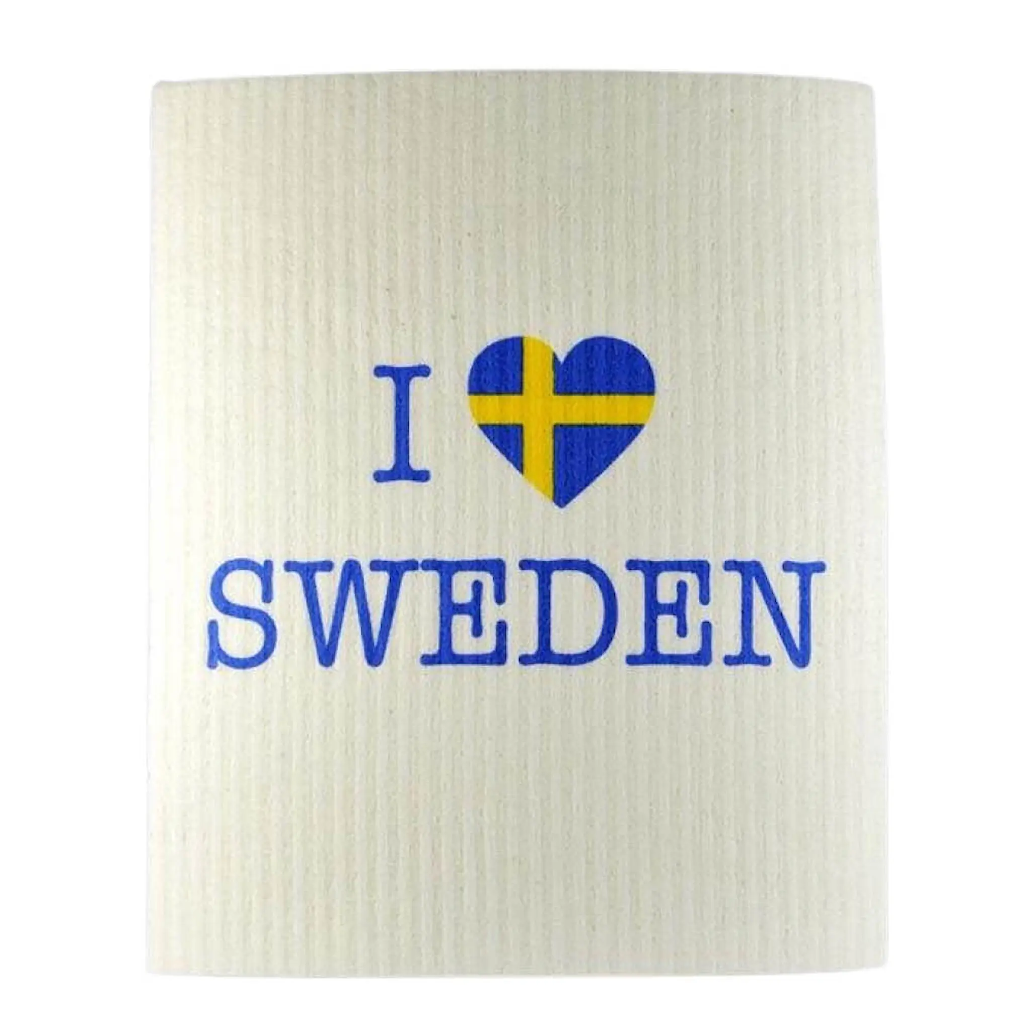 Mellow Design Oppvaskklut 17x20 cm I love Sweden