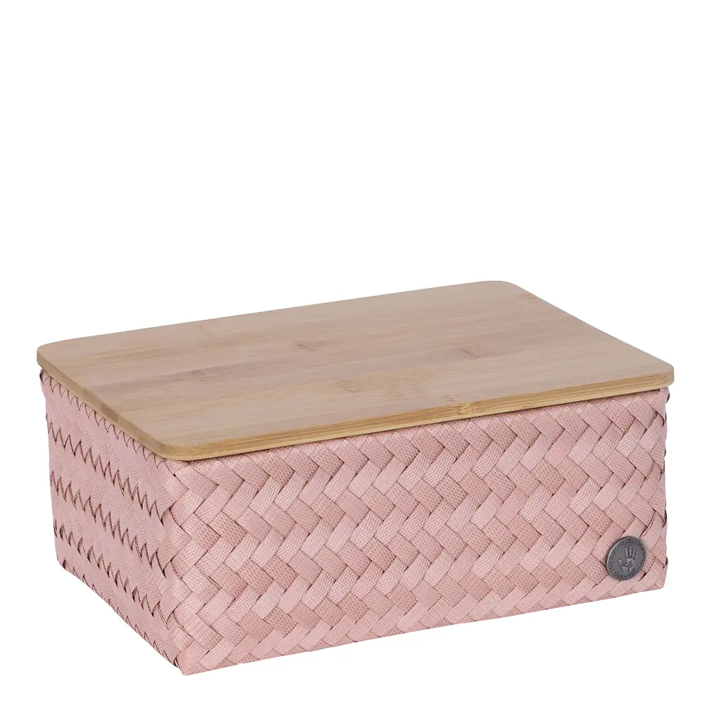 Top Fit Medium høy oppbevaringskurv m/lokk 24x18x11 cm copper blush