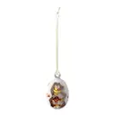 Bunny Tales Anna ornament påskägg 7 cm röd/vit