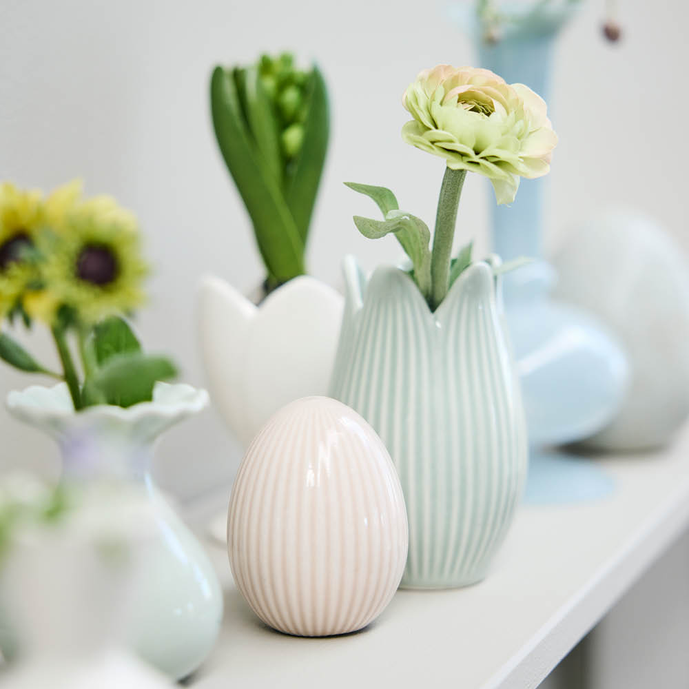 Lene Bjerre Delinne Pääsiäiskoriste kananmuna 7,7 cm Vaaleanpunainen