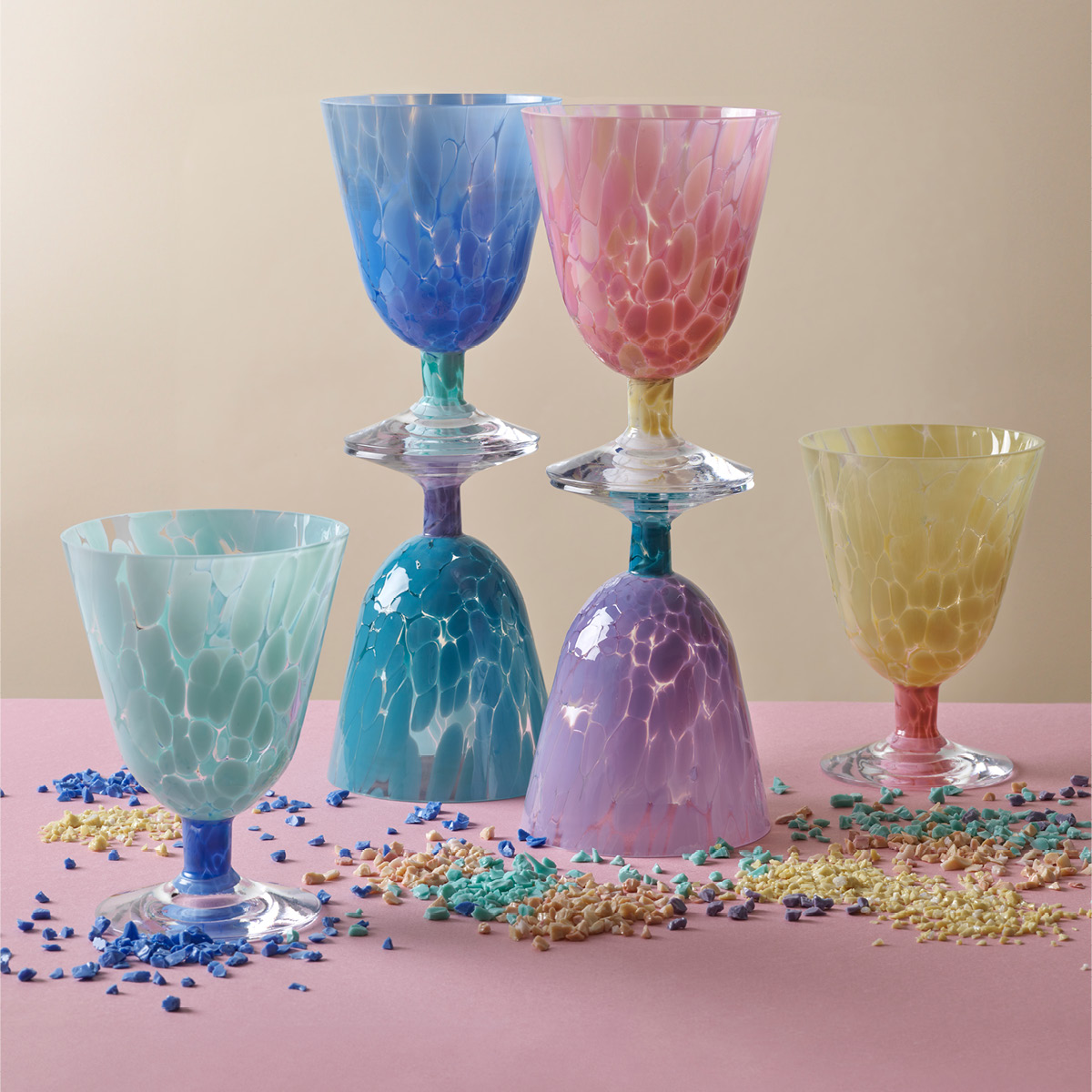 Magnor Jubalong Vinglas 26 cl Turkos/Lila