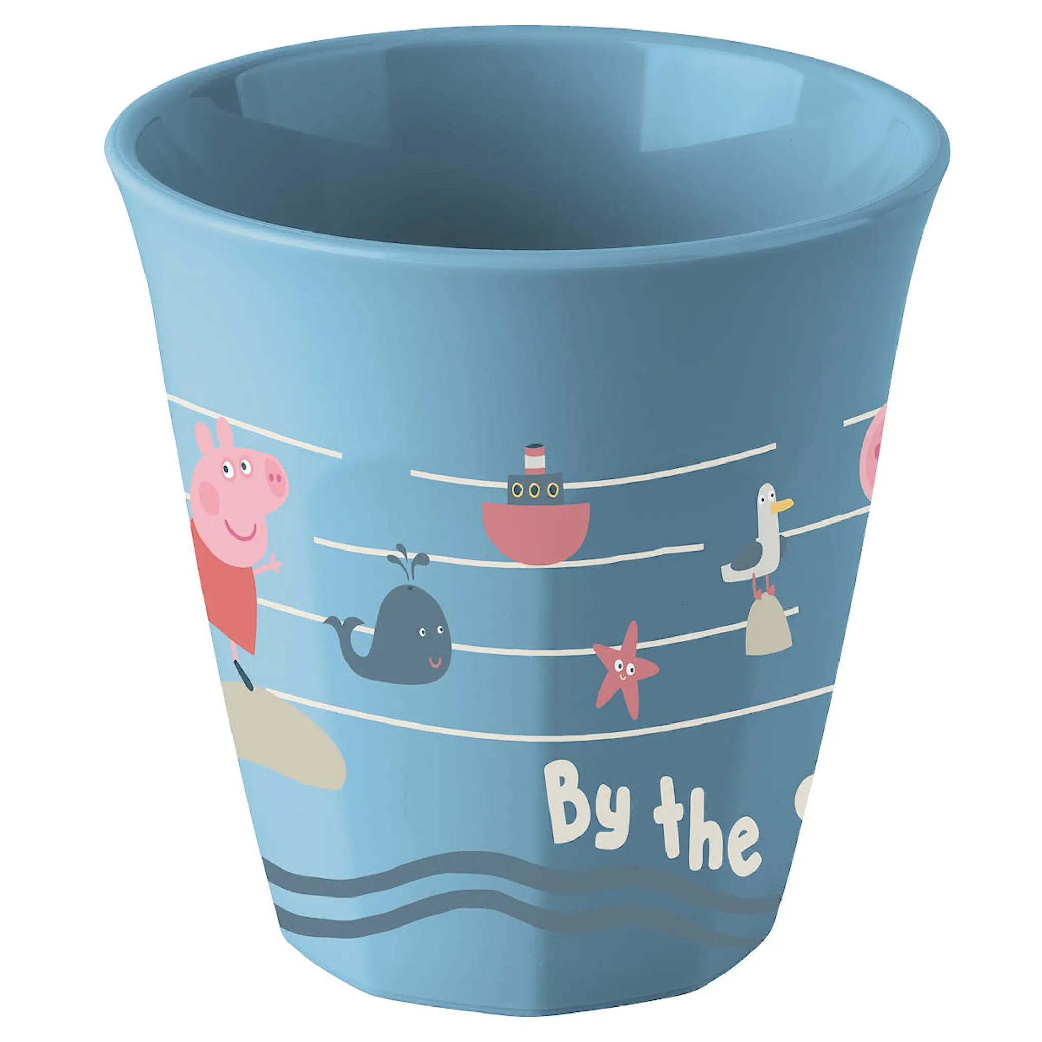 Koziol Peppa Pig Waves At Home barneservise 4 deler blå