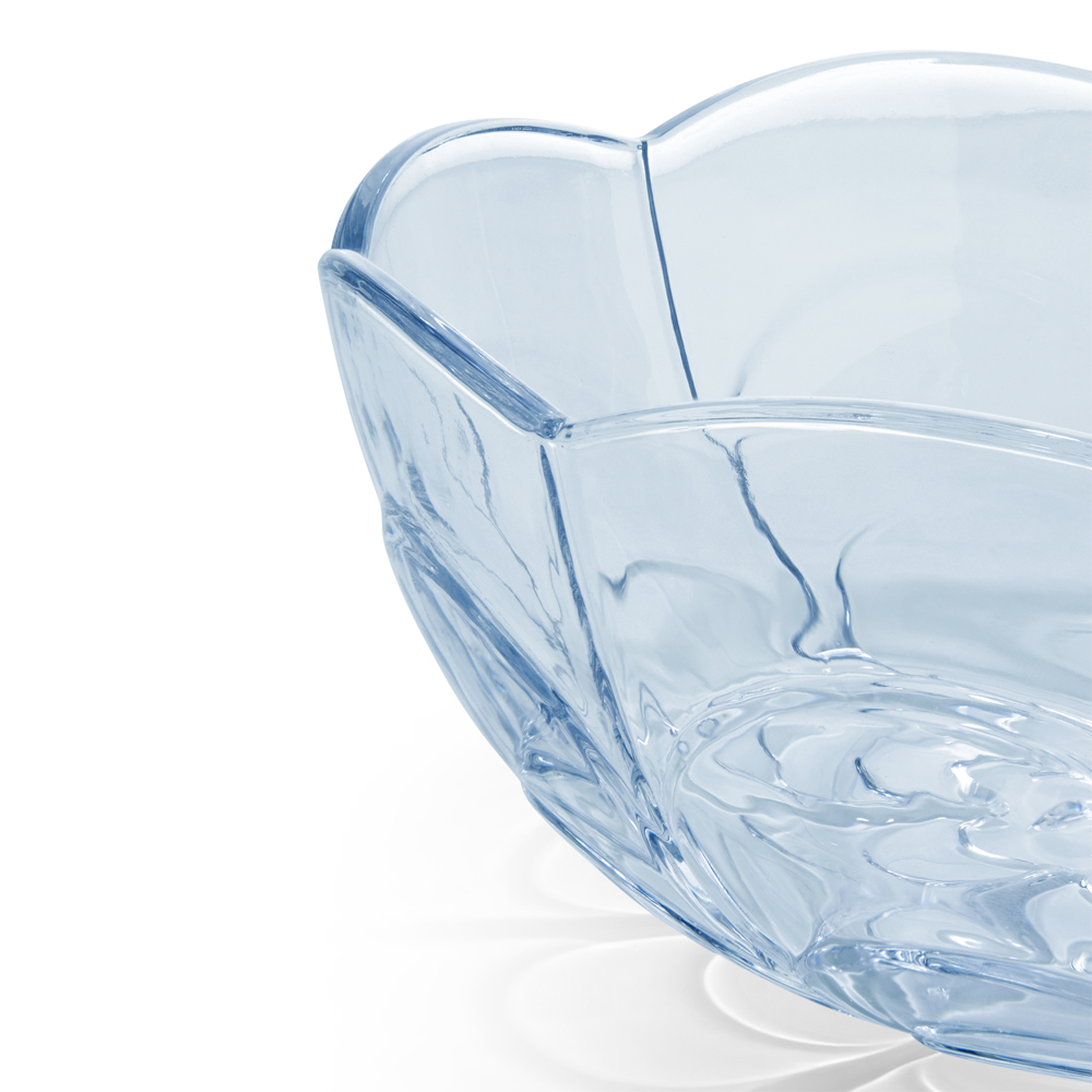 Holmegaard Lily skål 23 cm blue iris