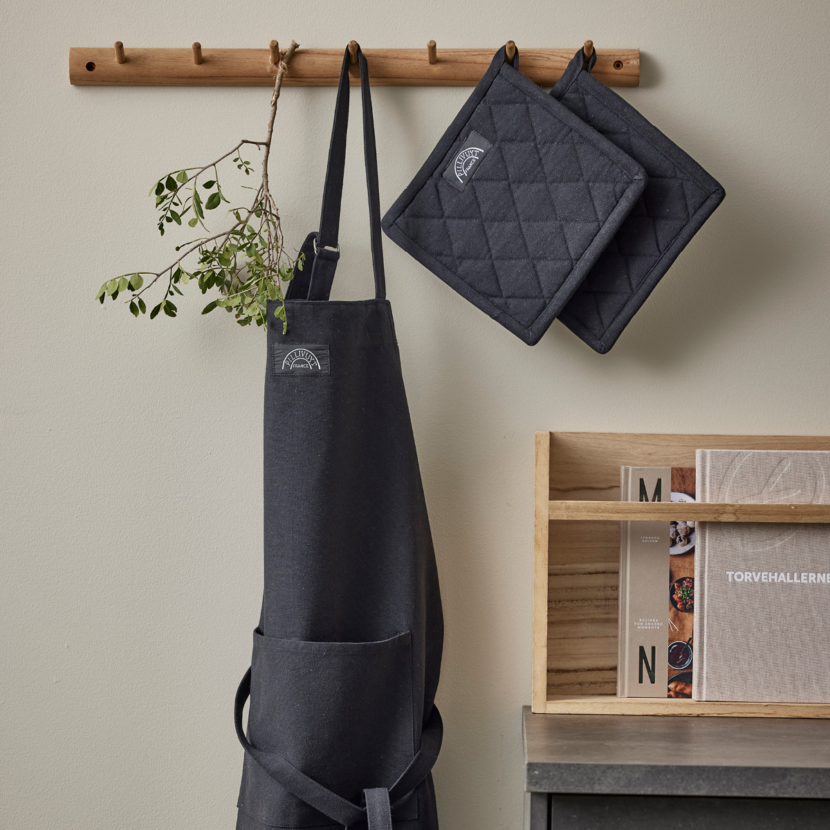 Pillivuyt Recycle Patakinnas 22,5x22,5 cm Musta