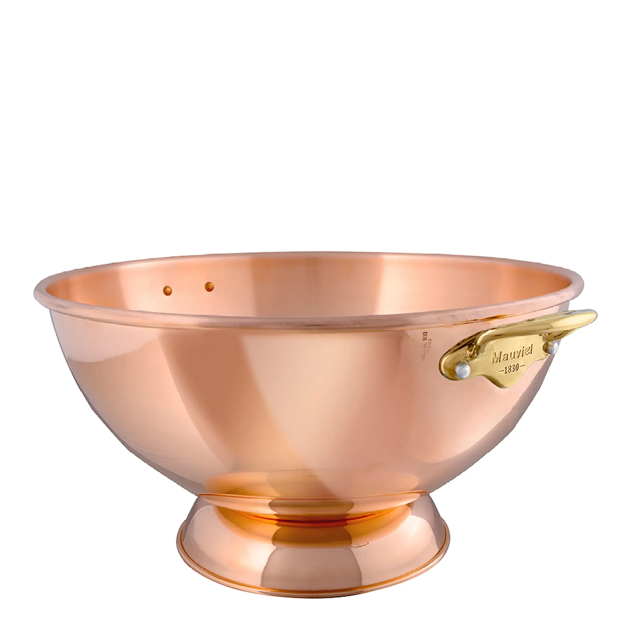 Mauviel M'30 champagnekylare 40 cm koppar/mässing