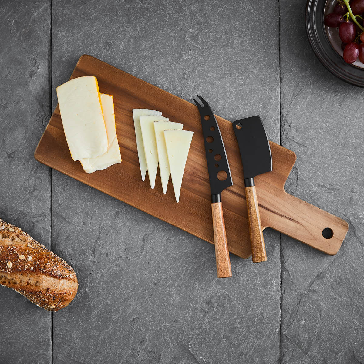 Haws Santo ostesett m/2 kniver og skjærebrett