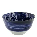 Japonism carp skål small tayo 12,7 cm blue