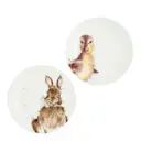 Assiett 16,5 cm 2-pack Anka/Kanin