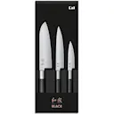 Wasabi Black knivset 3 delar