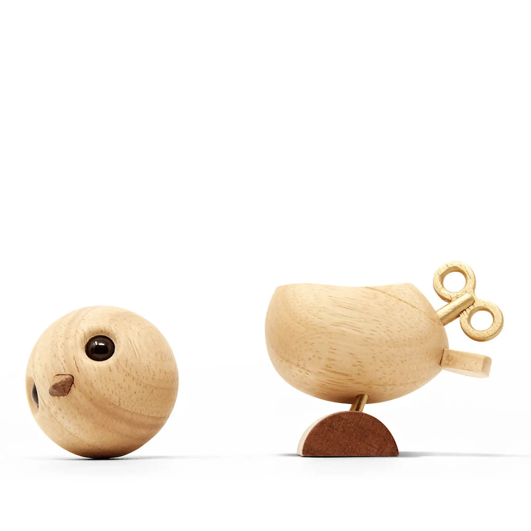 FableWood Puufiguuri satakieli 8 cm Vaahtera/Kumipuu/Sapele