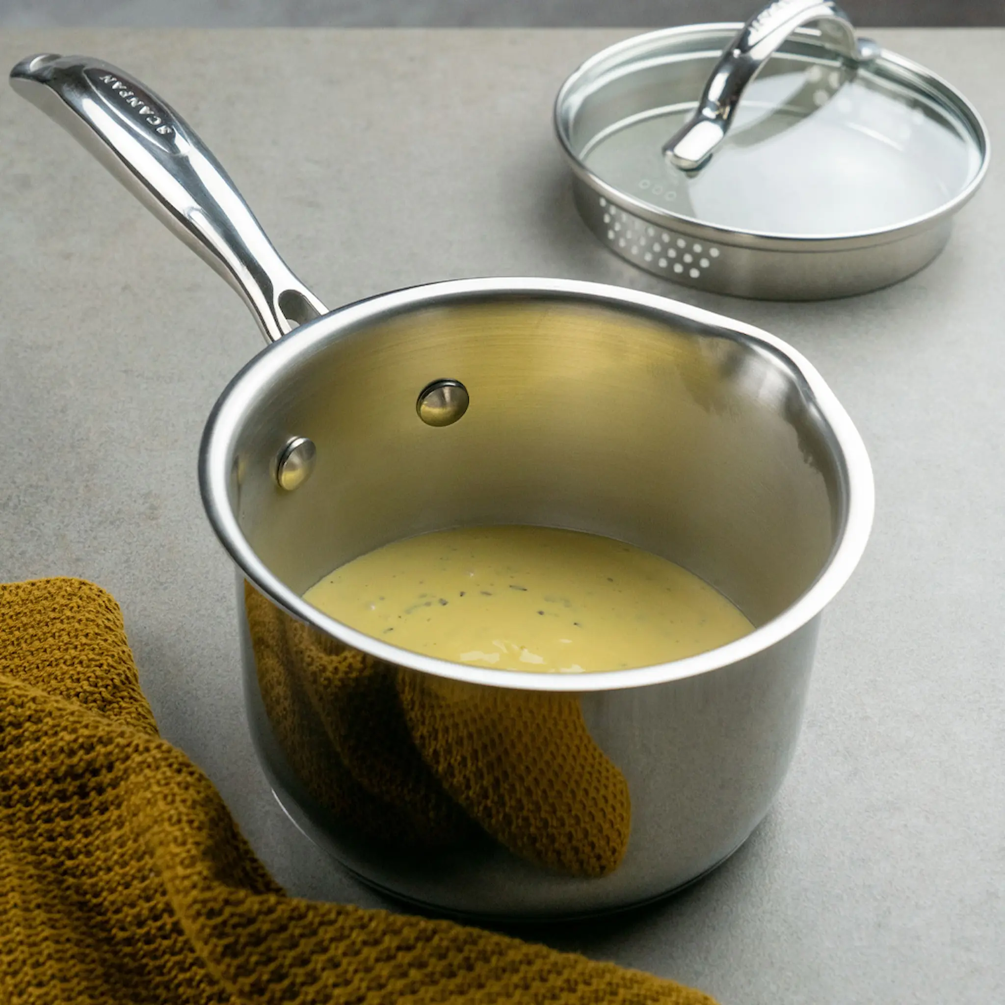 Scanpan STS Kastrull med lock 1,2 L Rostfri