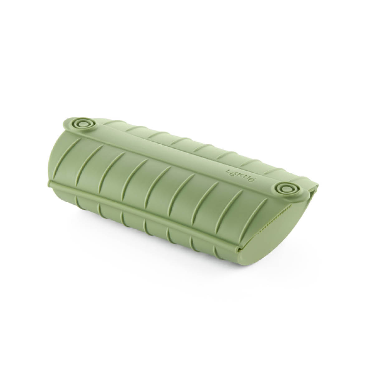 Lékué Ångkokare för mikrovågsugn 2 port. grön