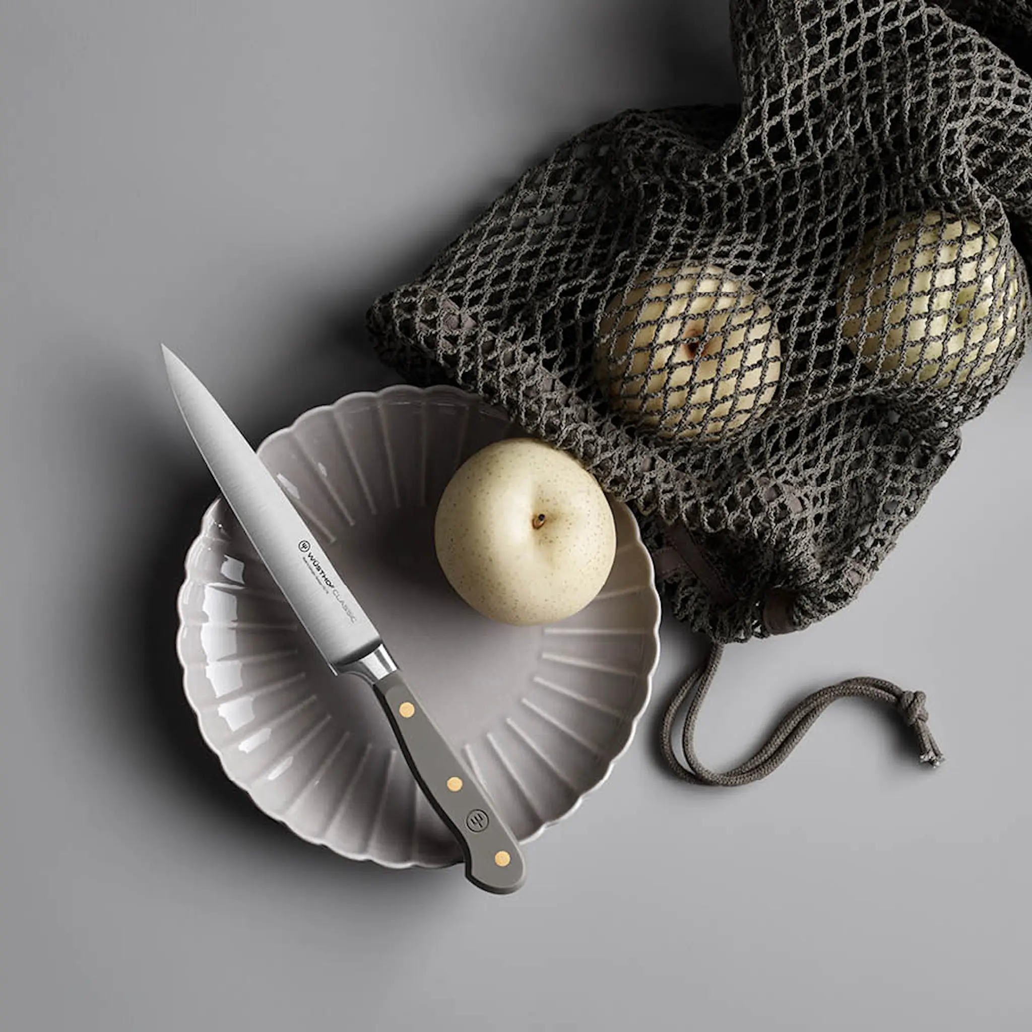Wüsthof Classic Colour allkniv 16 cm smal Velvet Oyster