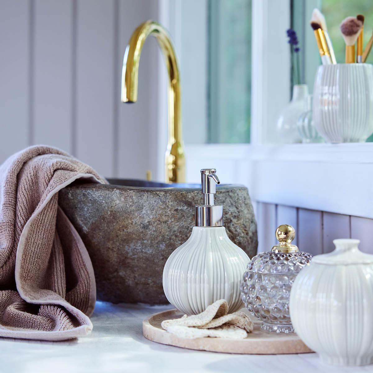 Lene Bjerre Lily Kukkaruukku 11 cm Valkoinen