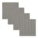 Block tygservett 40x40 cm 4-pack sand/svart